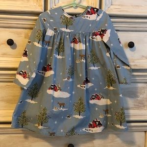 EUC Happy by Pink Chicken Winter / Holiday Dress